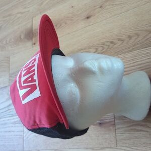 Vans. Logoed Trucker Snapback Hat.